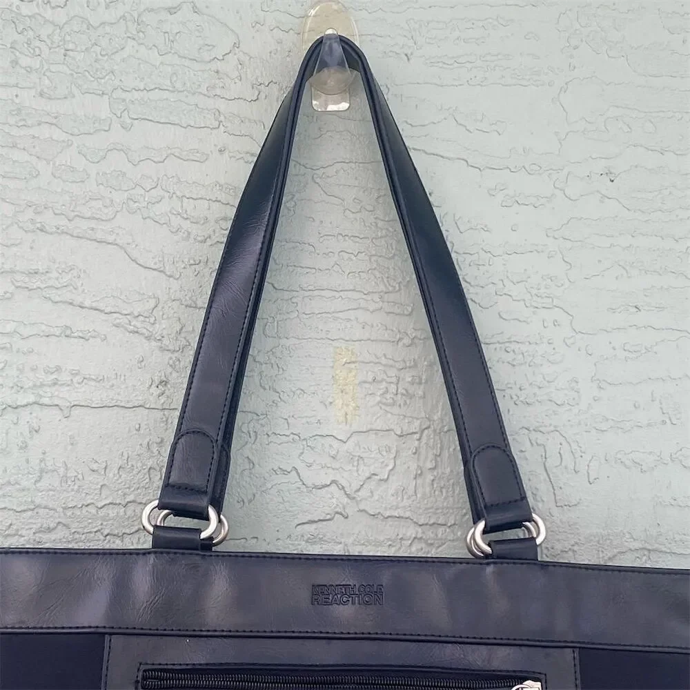 Kenneth Cole Reaction Women's Black Laptop Tote Bag Workwear